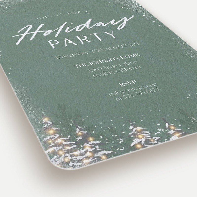 Elegant Party Holiday Invitation