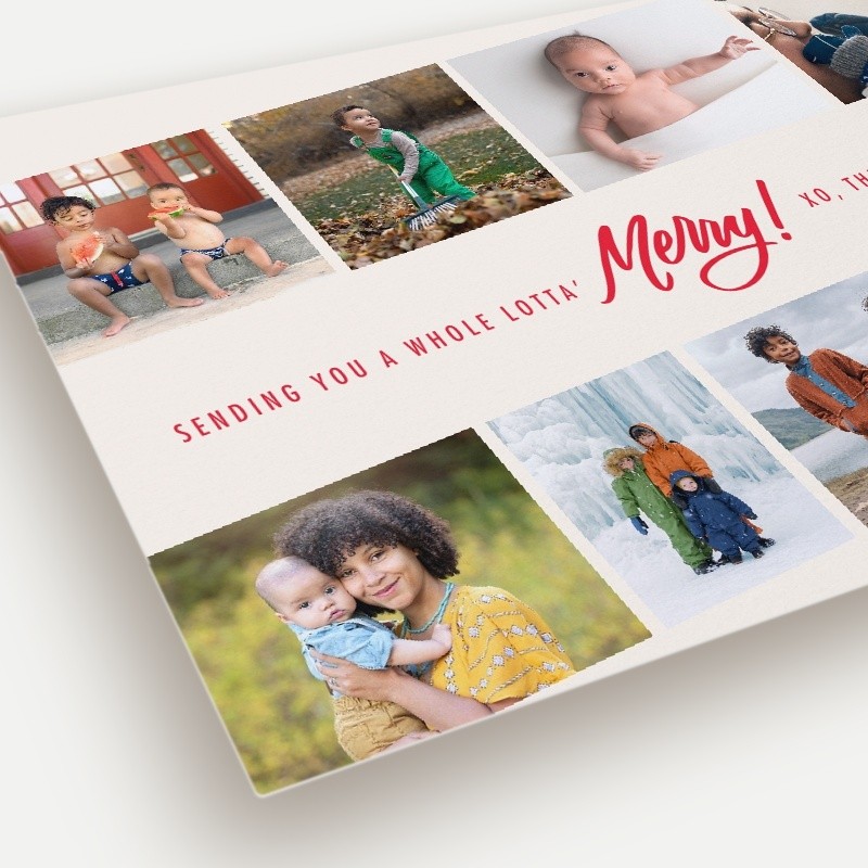 Merry Collage Holiday Card