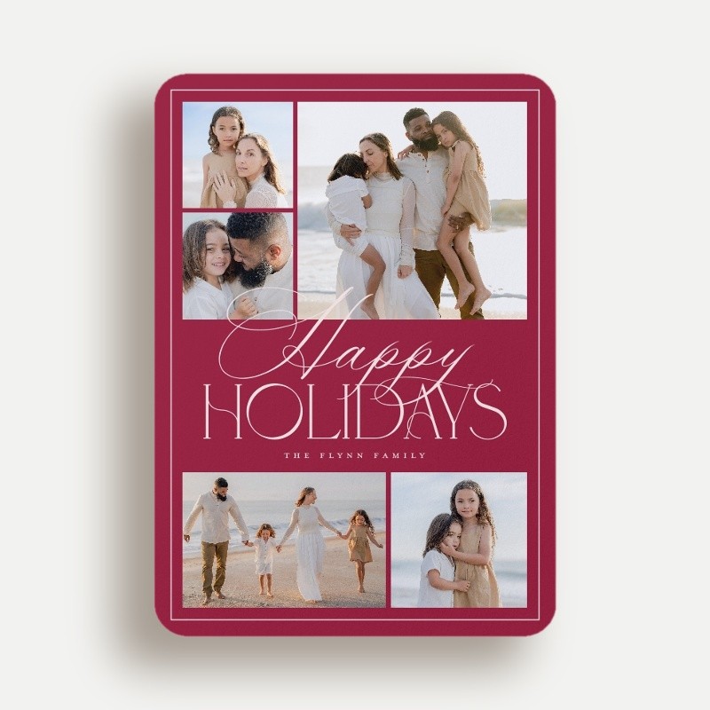 Elegant Mix Holiday Card