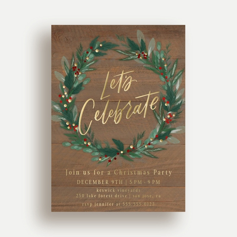 Family Holiday Invitations