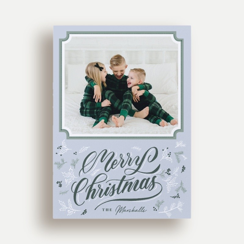 Ornate Flourish Holiday Card
