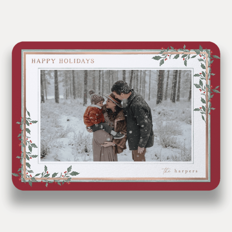 Climbing Vines Holiday Card