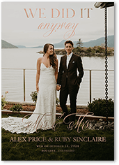 We Did It Anyway Mrs