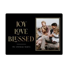 Gilded Joy Love Blessed