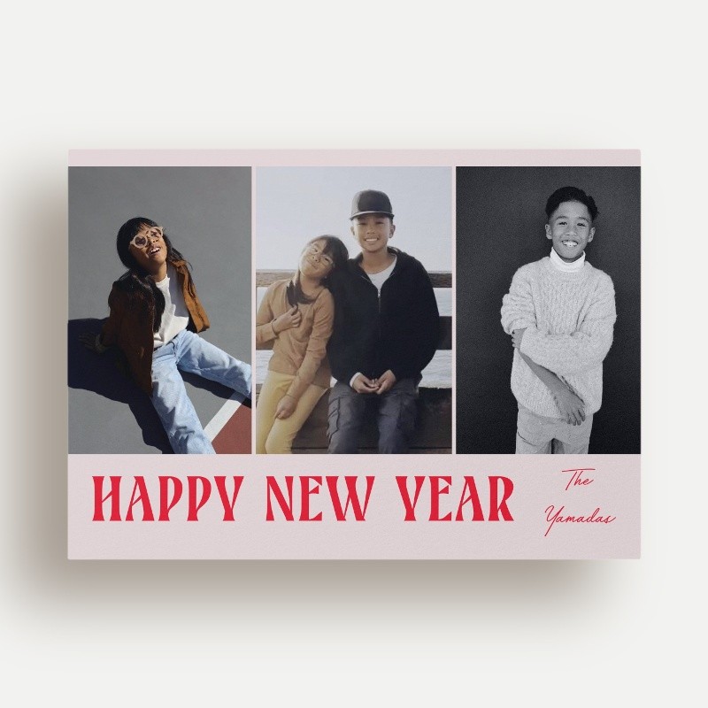 Bold Collage Holiday Card