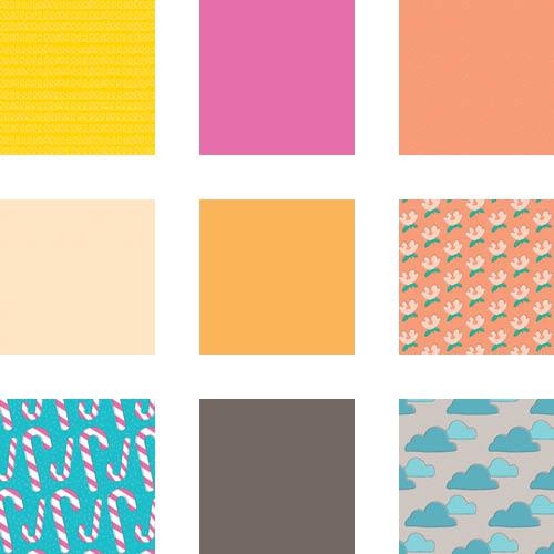 Seasonal Patterns 12x12 undefined  Wall Calendar