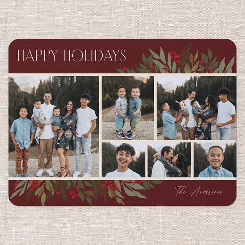 Elegant Rounded Holiday Card