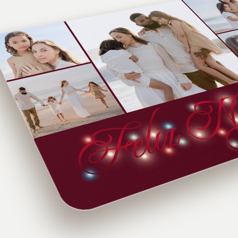 Glowing Flourish Holiday Card