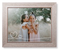 Double Heart Line Art