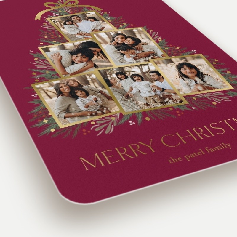 Tree Collage Holiday Card
