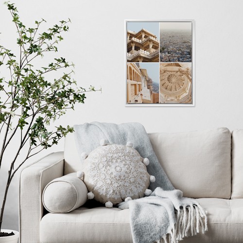 Four Top 16x20 Multicolor  Mounted Print