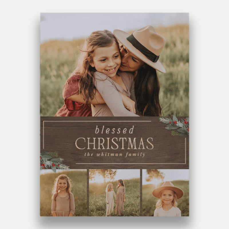Berry Collage Holiday Card
