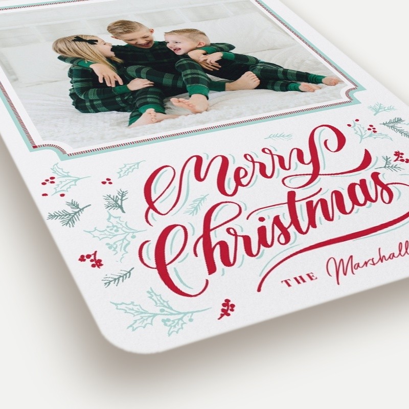 Ornate Flourish Holiday Card