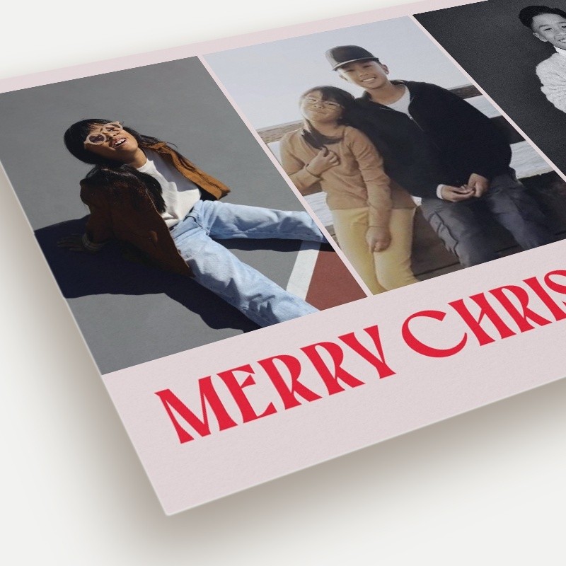 Bold Collage Holiday Card
