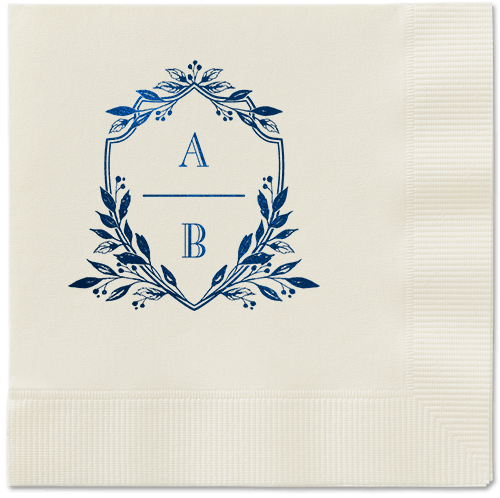 Elegant Blue Wedding Napkins