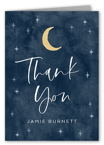 Blue Baby Thank You Card