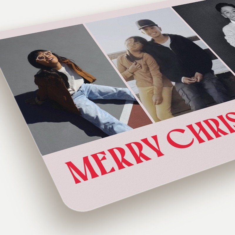 Bold Collage Holiday Card