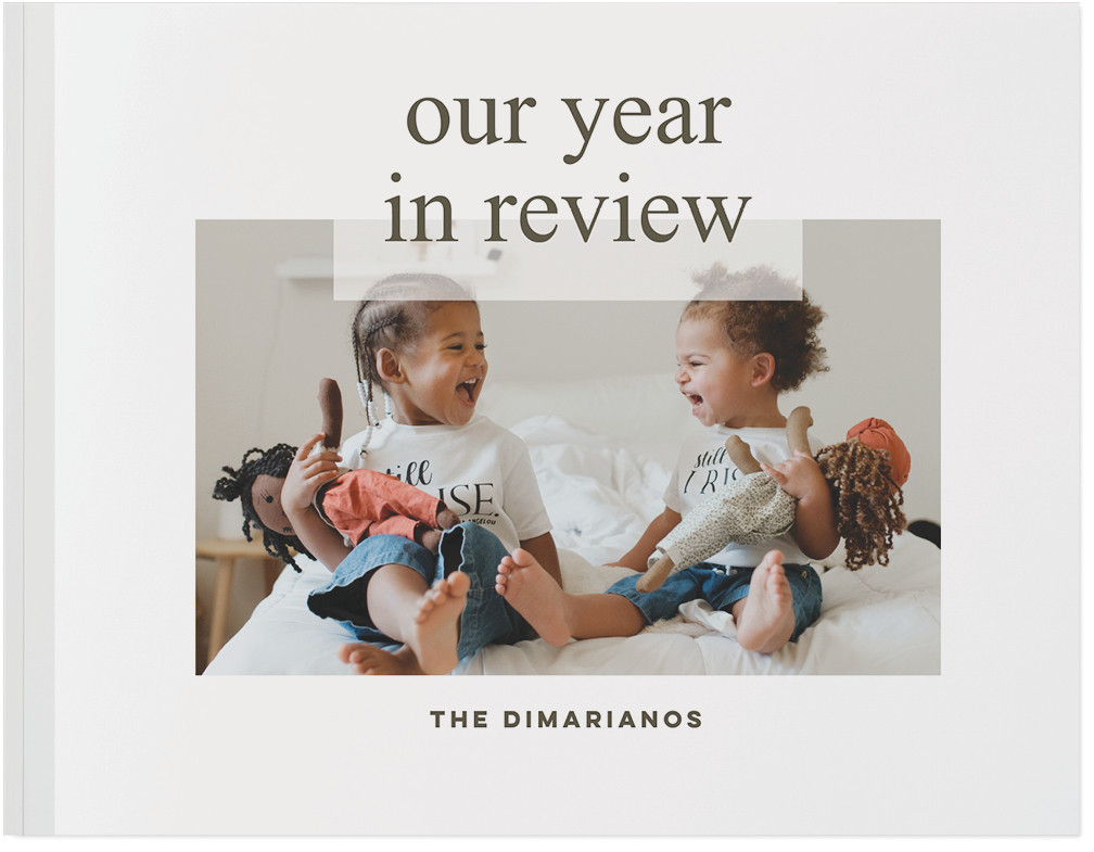 Modern Year In Review Photo Album