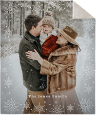 Snowflake Overlay Portrait