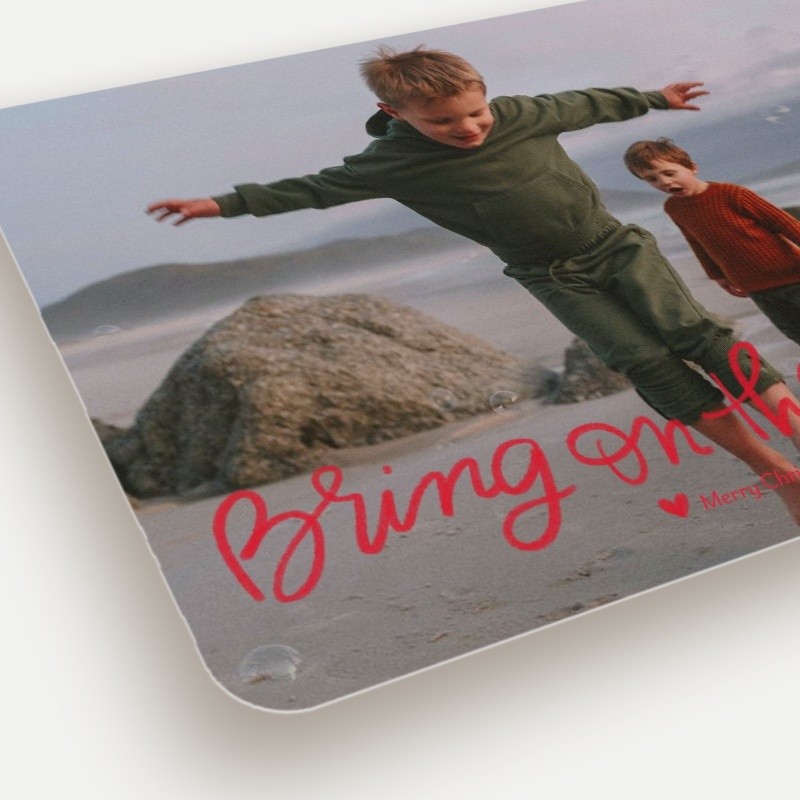 Joyful Script Holiday Card