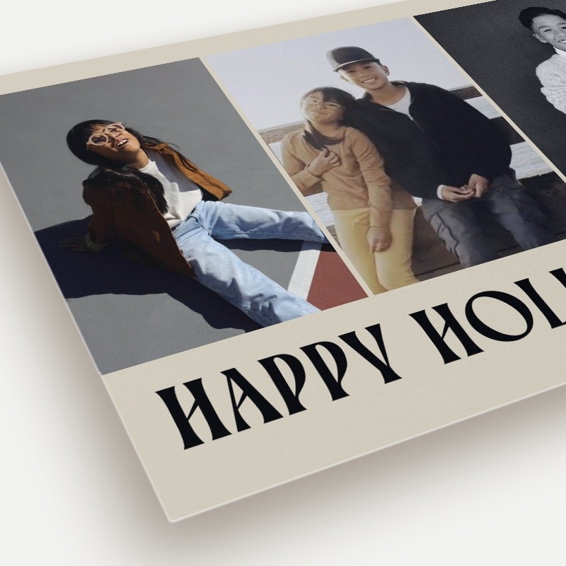 Bold Collage Holiday Card