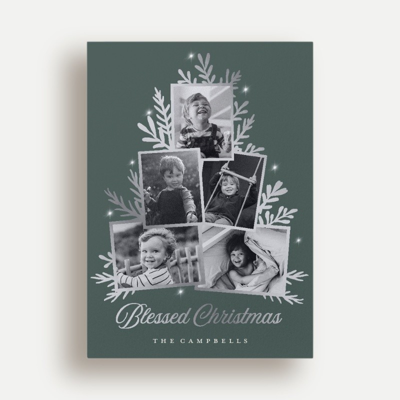 Custom Foil Pressed Photo Cards