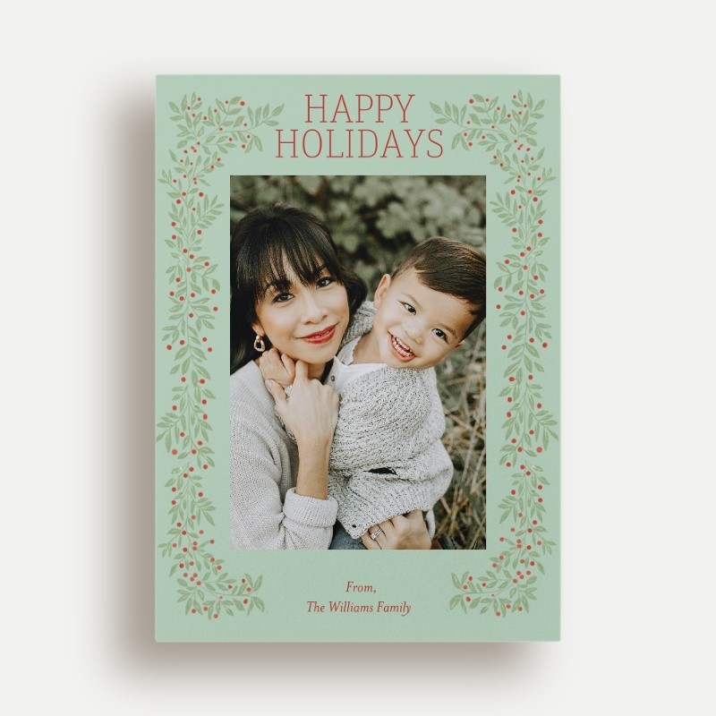 Arched Branches Holiday Card