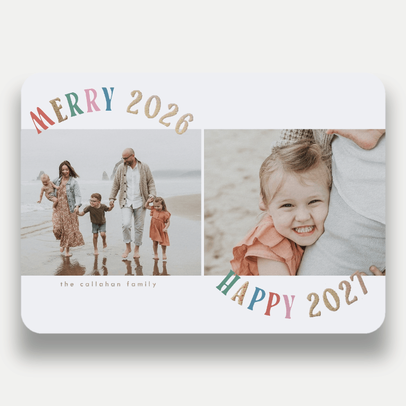 Playful Arch New Year's Card