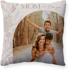 Stenciled Floral Arch