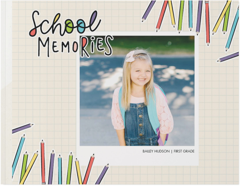 Colorful School Days by Float Paperie