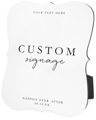 Custom Wedding Signage