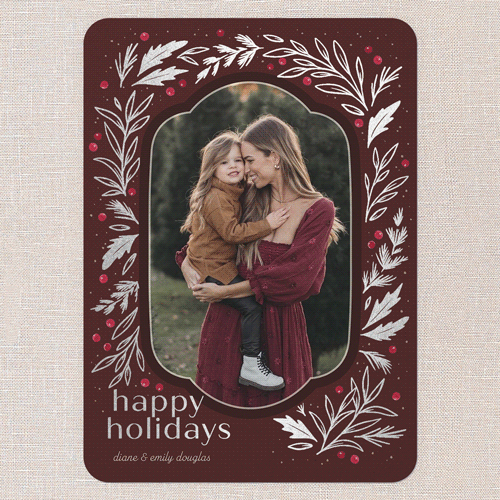 Foil Holiday Cards