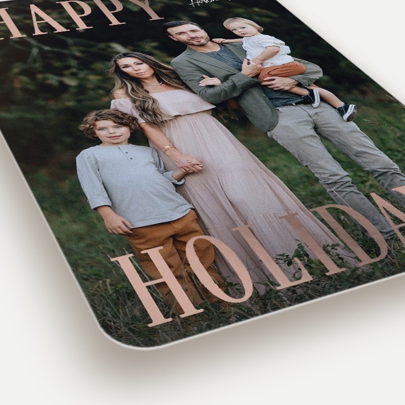 Classic Headline Holiday Card