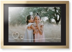 Double Heart Line Art