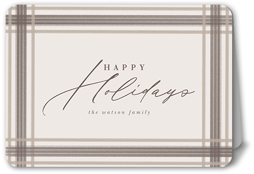 Brushed Plaid Border