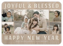 Rustic Joyful Wishes