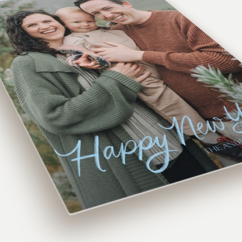 Script Overlay Holiday Card