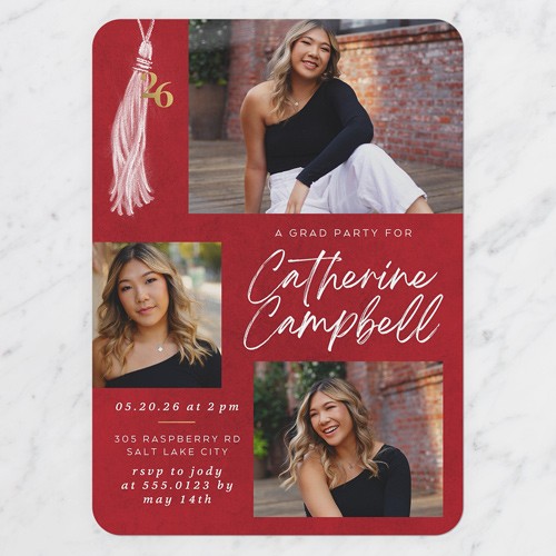 Graduation Invitations With Vibrant Colors