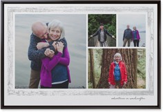 Brushed Border Collage Of Four