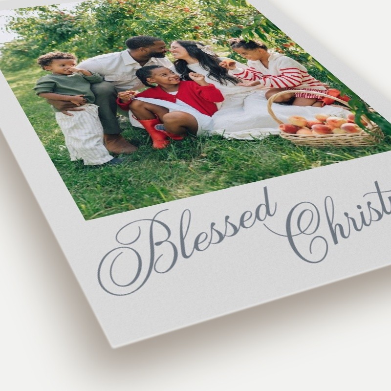 Script Collage Holiday Card