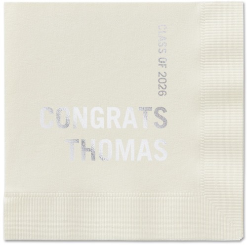 Custom Napkins For Graduation Dessert Tables