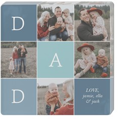 Modern Dad Block Collage