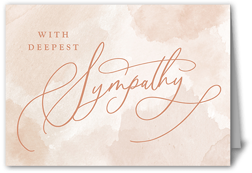 Elegant Sympathy Card