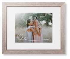 Double Heart Line Art