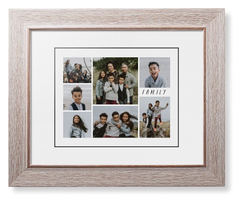 Rustic Picture Gallery Collage Of Seven