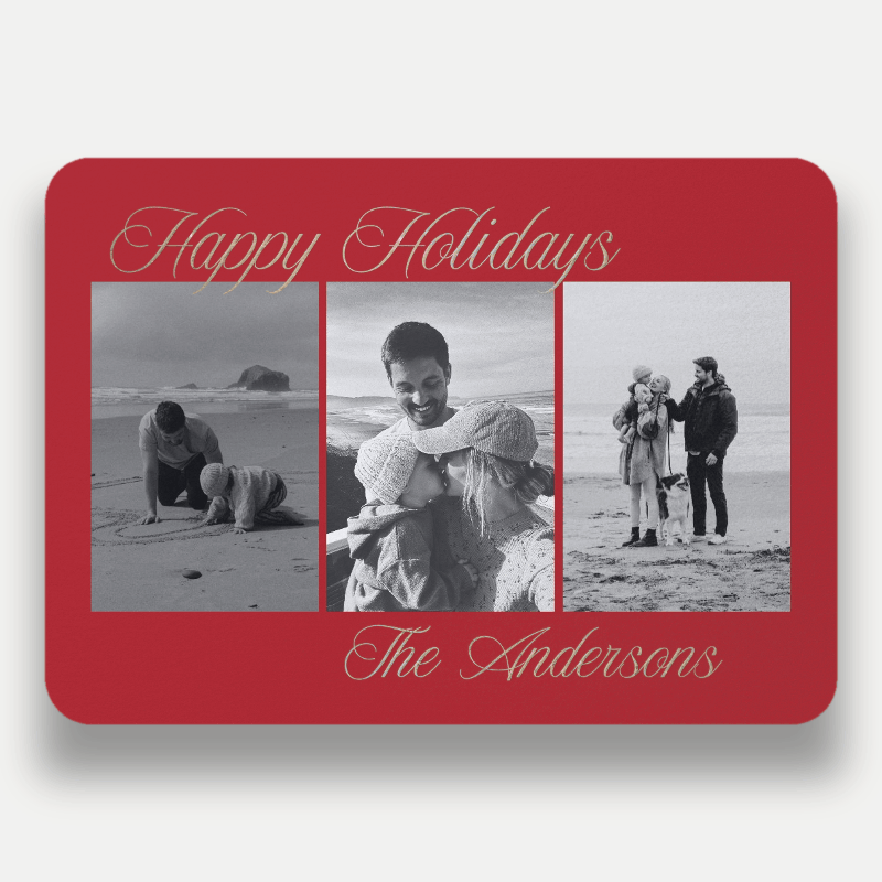 Elegant Signature Holiday Card