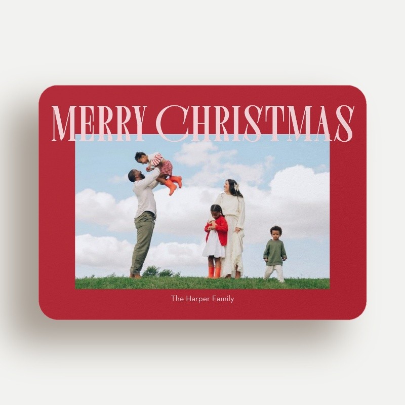Elegant Serif Holiday Card