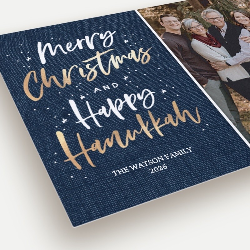Glad Merry Hanukkah Card