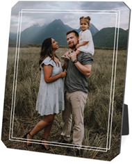 Modern Double Border Portrait