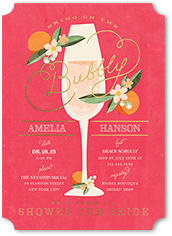 Sweet Nectarine 5x7 Foil Stamped